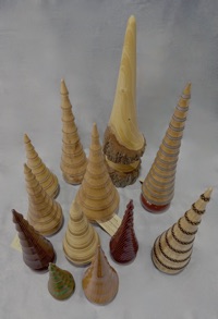 Paul Pyrcik - Turned miniature trees